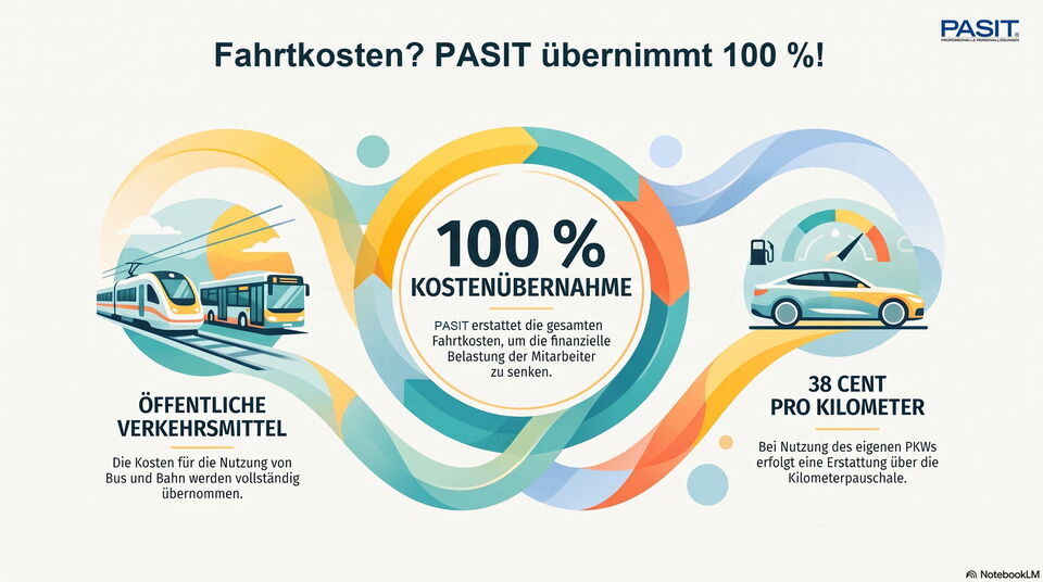 Werden Fahrtkosten von einer Zeitarbeitsfirma übernommen?
